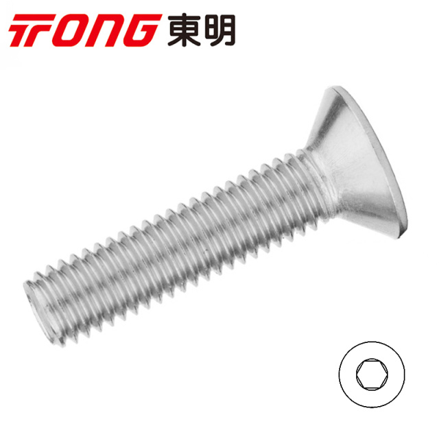 DIN 7991 Countersunk Socket Screw M2x3 304 Stainless Steel