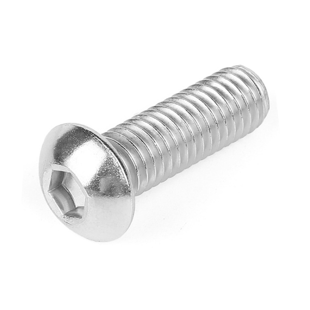 UN Button Head Socket Screw 2#x1 304 Stainless Steel