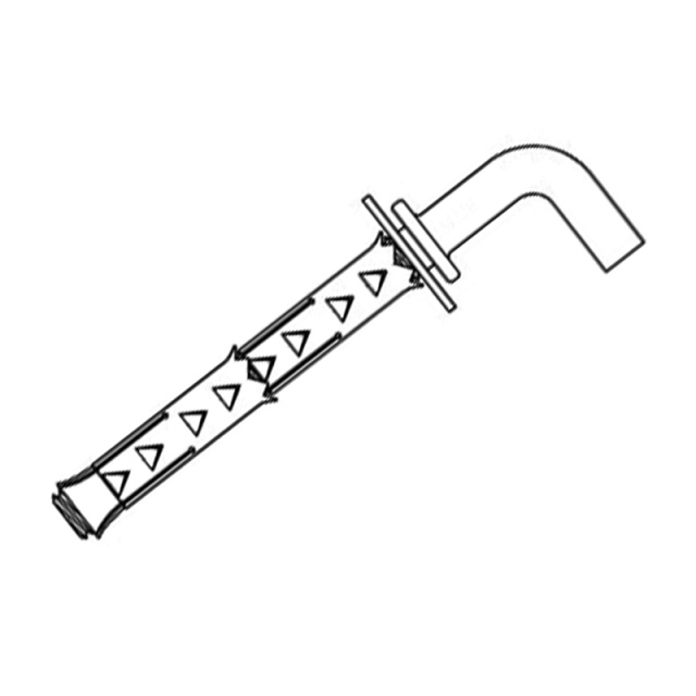Aerated Concrete Anchor - Water Heater Hook M10x160 Q235 Carbon Steel