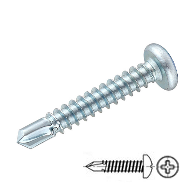 Pan Head Self-Drilling Screw M2.9x9.5 1022 Carbon Steel