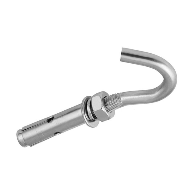Sleeve Anchor with Hook (Round Hole Flat Type) M8 316 Stainless Steel