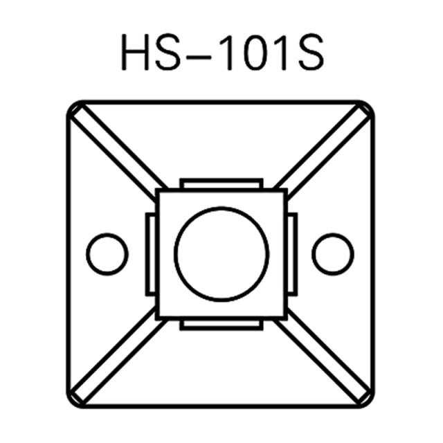 Adhesive Cable Mount HS-101S PA66 Nylon