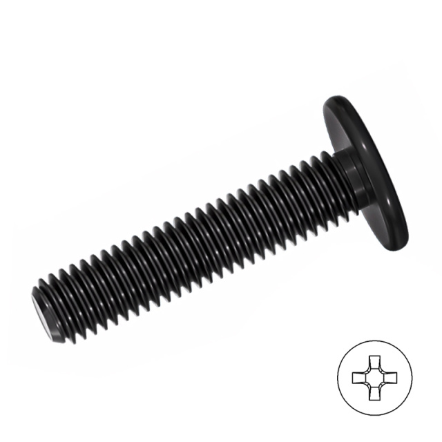 Cross Recess Flat Head Screw (CM) M2x2 304 Stainless Steel