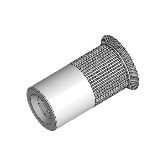 Small Countersunk Ribbed Rivet Nut M3 304 Stainless Steel