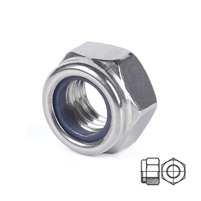 DIN 985 Lock Nut M30 304 Stainless Steel