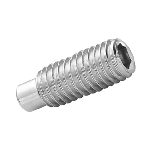 DIN 915 Socket Set Screw Flat Point M10x8 304 Stainless Steel