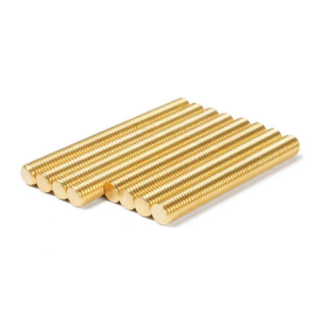 DIN 976-1 Threaded Rod (Full Thread Stud) M2x100 H58 Brass