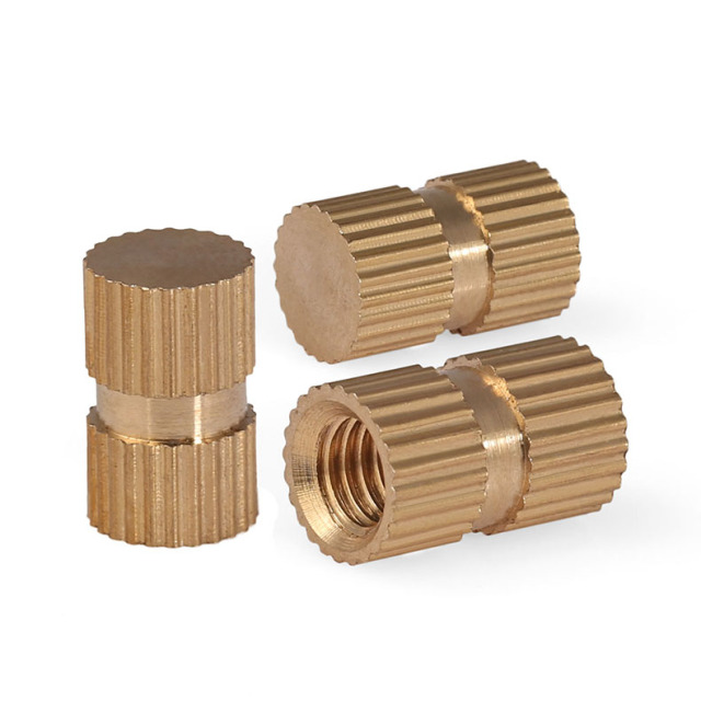 Press-Fit Round Nut M6 H62 Brass