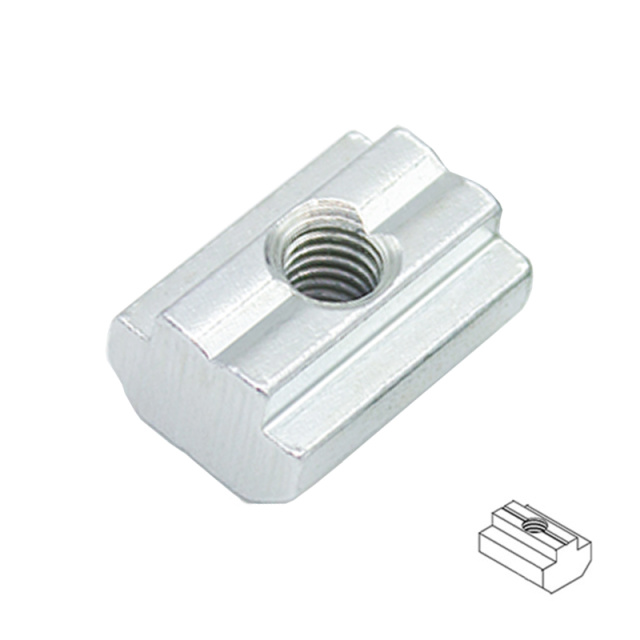 Slide Nut 30 Series M4 Q235 Carbon Steel