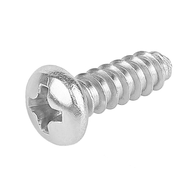 Cross Recess Pan Head Self-Tapping Screw Flat Tail M2.6x4 304 Stainless Steel