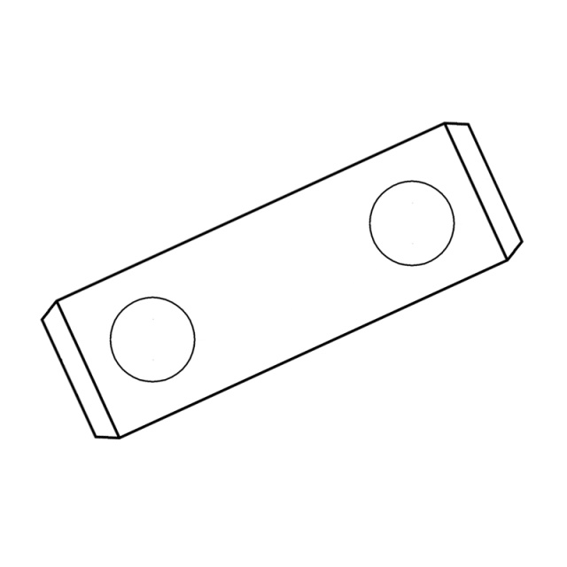 Perforated Dowel Pin M6x100 304 Stainless Steel