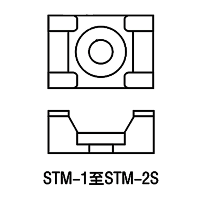 Cable Tie Mount STM-01 PA66 Nylon