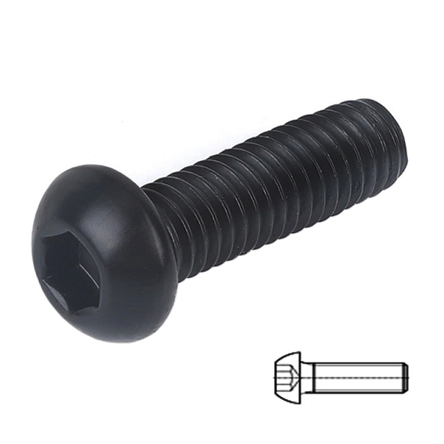 ISO 7380 Button Head Socket Screw M2x3 304 Stainless Steel