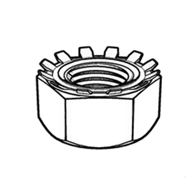 Type K Nut 1/4-20 1006A Carbon Steel