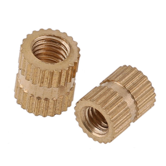 Press-Fit Round Nut M1.4x3 H58 Brass