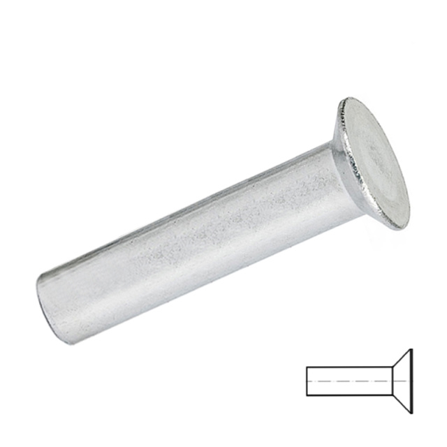 GB 869 Countersunk Rivet M2x4 A00 Aluminium