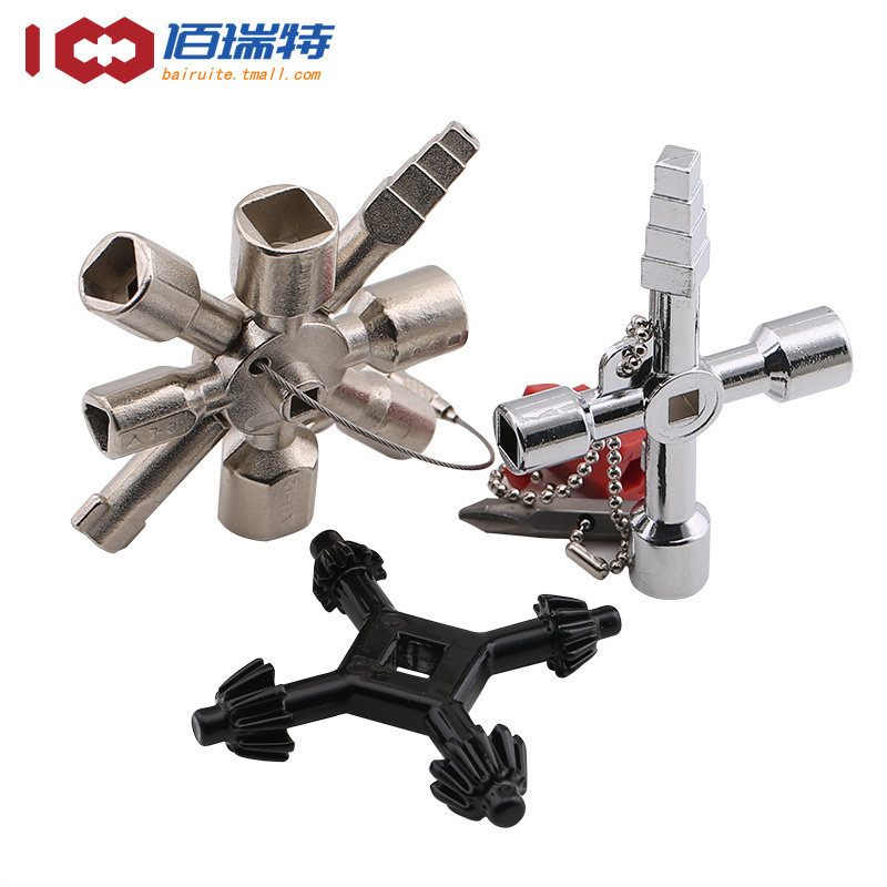 GB/T 5368 Multi-Function Key Wrench Style C: Phillips Silver Key Wrench Chrome Vanadium Steel