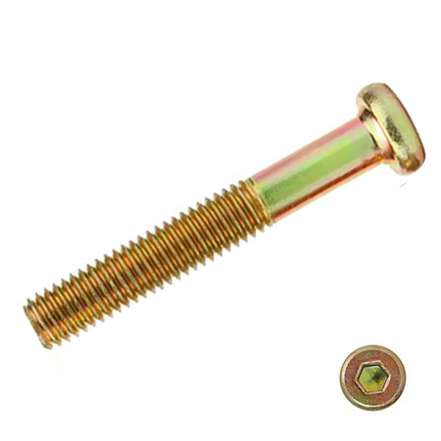 Button Head Socket Screw M6x100 Q195 Carbon Steel