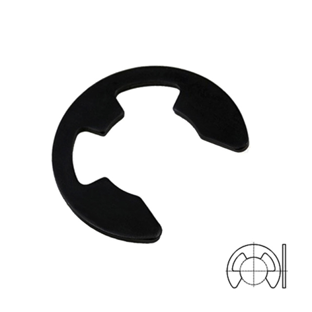 GB 896 Open Circlip Φ15 65Mn Spring Steel
