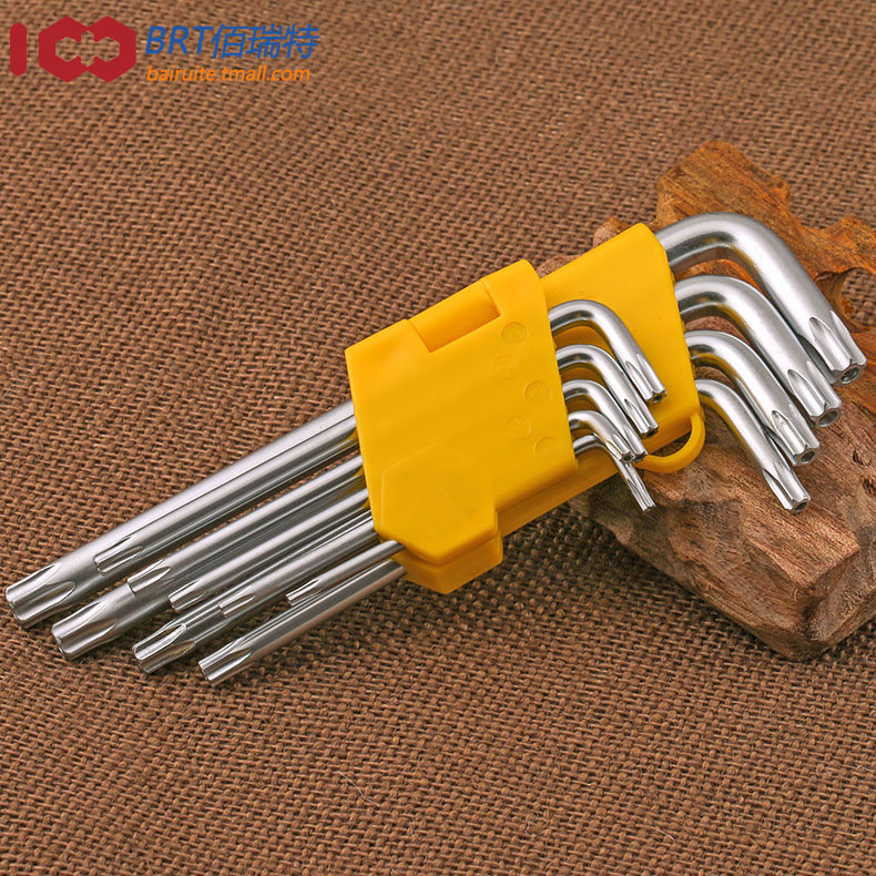 Torx Hex Key Set T10-T50 S2 Tool Steel