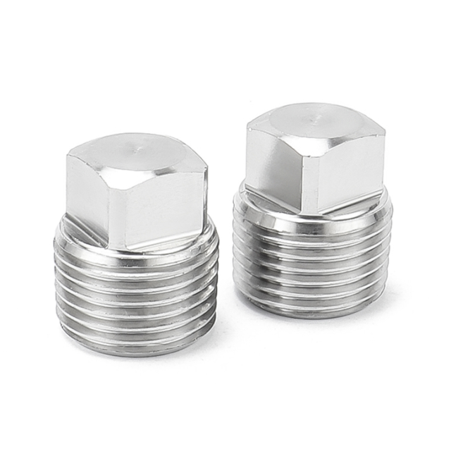 Square Head Plug NPT 1/8 304 Stainless Steel