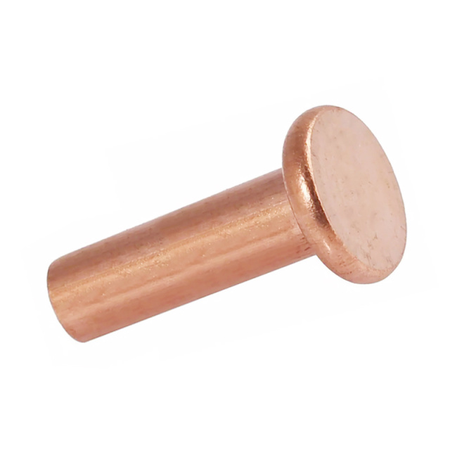 GB 109 Flat Head Rivet M1.5x3 T2 Copper