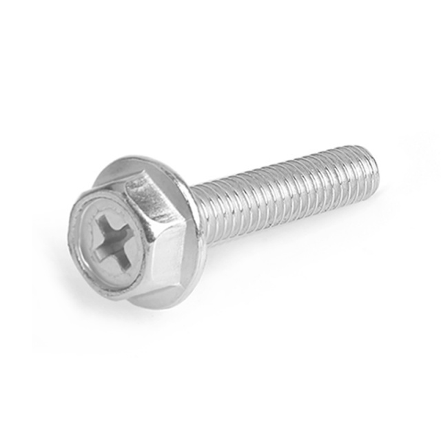 Cross Recess Flange Screw M3x6 304 Stainless Steel