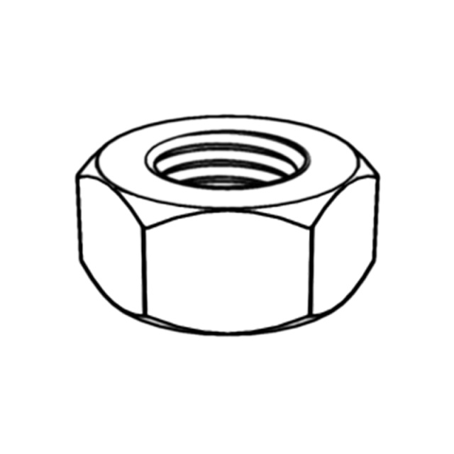 DIN 934 Hex Nut Type 1 M10 304 Stainless Steel