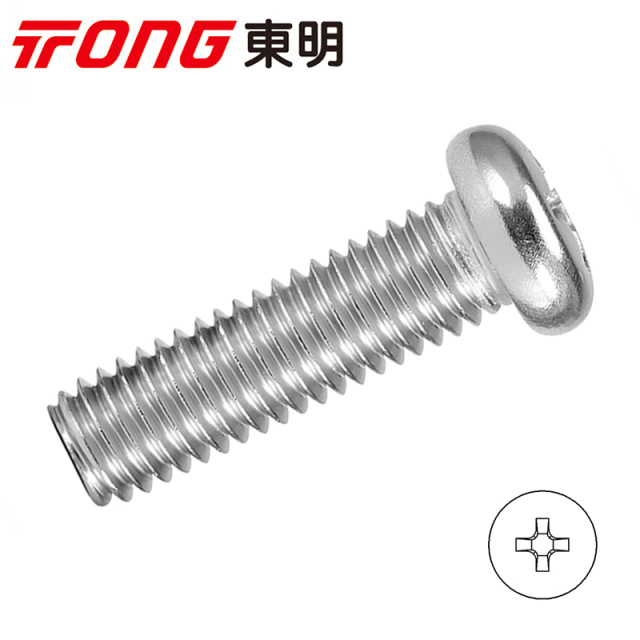YB 818 Cross Recess Pan Head Screw (Yuebiao) M5x75 304 Stainless Steel