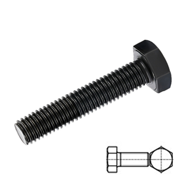 GB 5783 Hex Head Bolt Full Thread M18x40 40Cr Alloy Steel