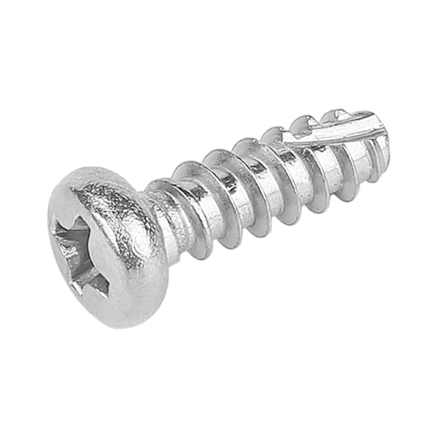 Cross Recess Pan Head Self-Tapping Screw Cut Tail (PT) M2x8 304 Stainless Steel