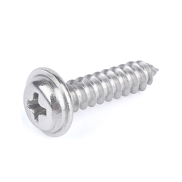Pan Head Washer Self-Tapping Screw (PWA) M3.5x18 304 Stainless Steel