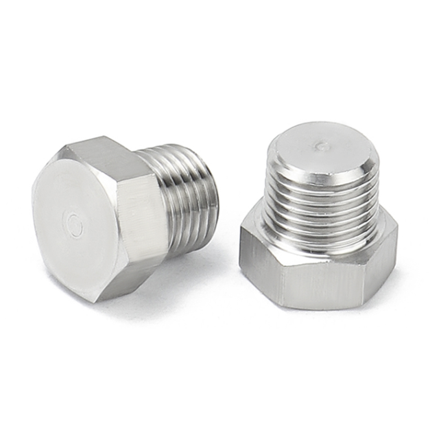 Hex Head Plug PT 1" 304 Stainless Steel