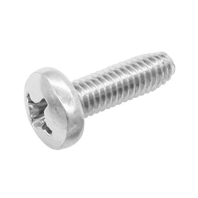 Cross Recess Pan Head Thread Forming Screw Full Thread M3x5 304 Stainless Steel