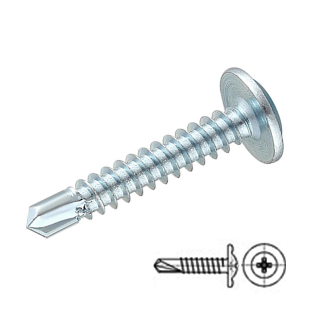 Truss Head Self-Drilling Screw M4.8x13 1022 Carbon Steel